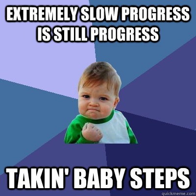slow progress